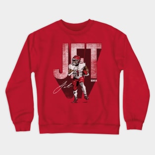 Jerick McKinnon Kansas City Jet Bold Crewneck Sweatshirt